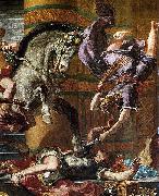 Eugene Delacroix Heliodoros Driven from the Temple oil painting on canvas